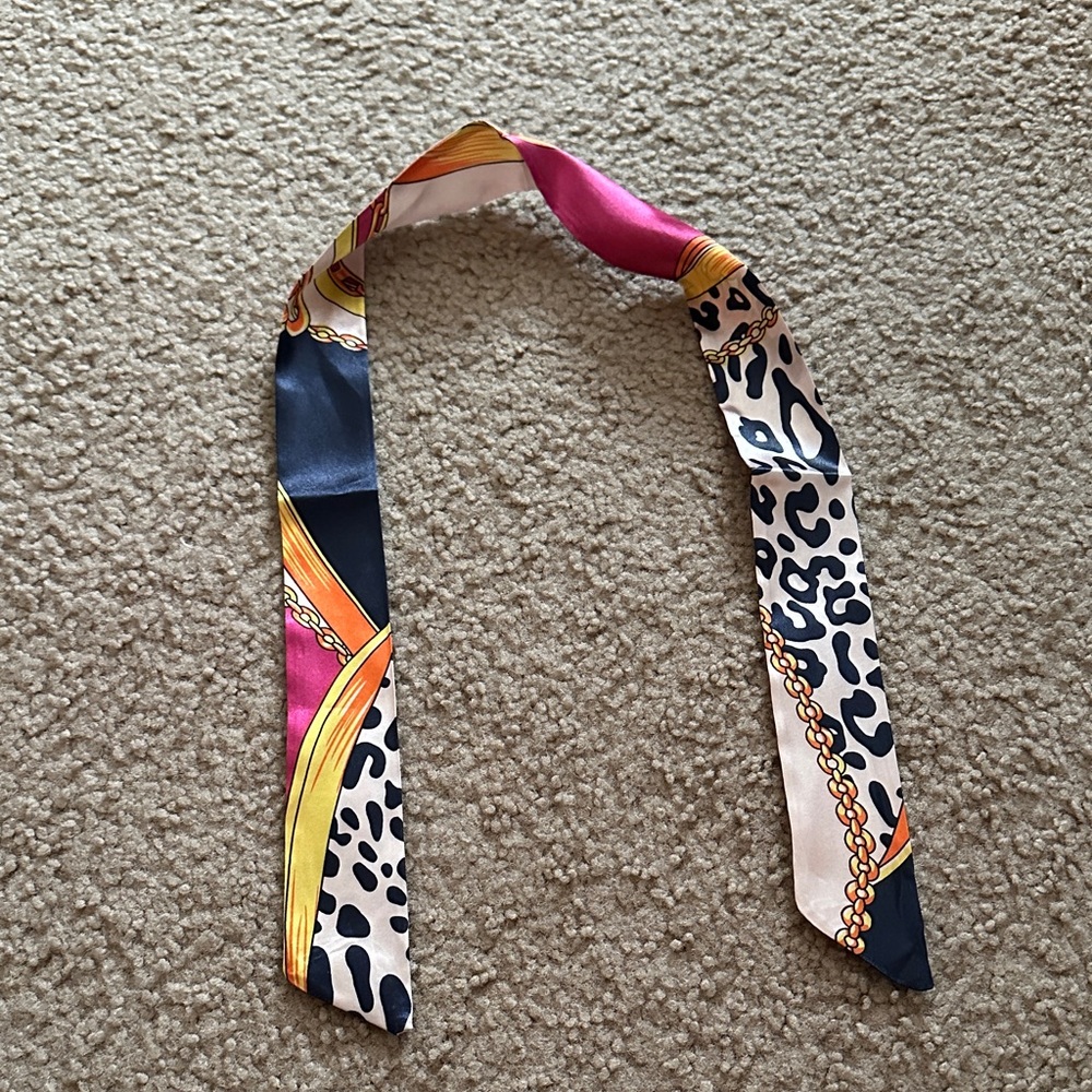 Multicolor Patterned Purse Scarf